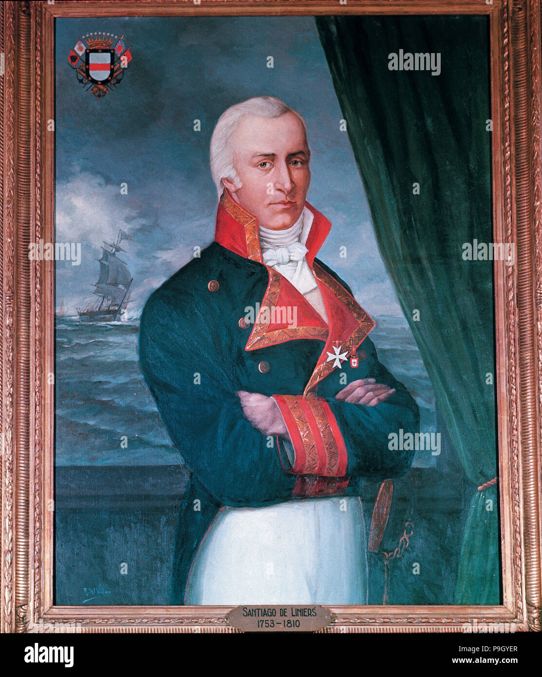 Santiago de Liniers Lacan (1753-1810), der spanischen Militär. Stockfoto