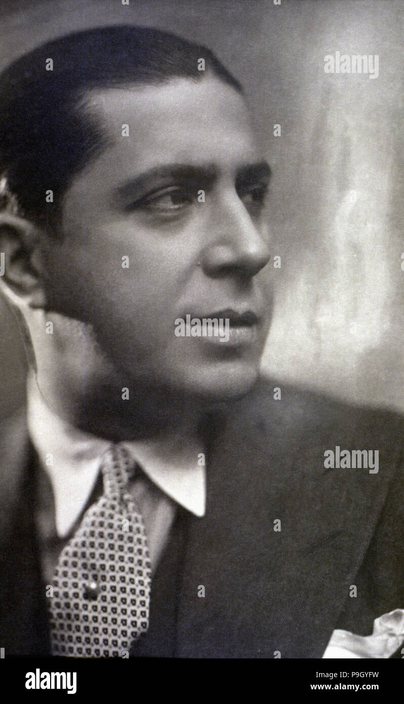 Carlos Gardel (1887-1935), französisch-argentinische Sängerin, die den Tango popularisiert. Stockfoto