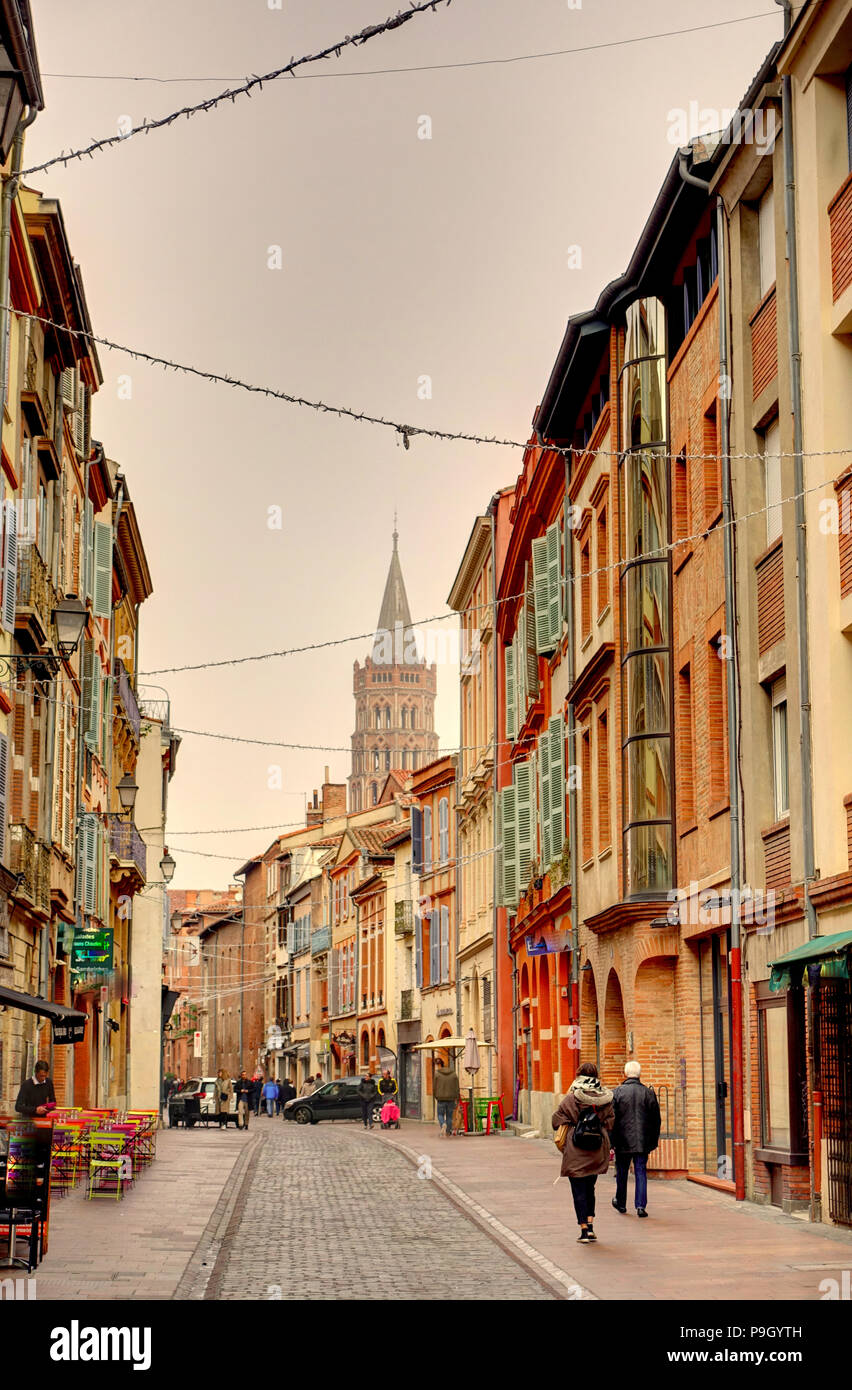 Toulouse Stadtbild, Frankreich Stockfoto