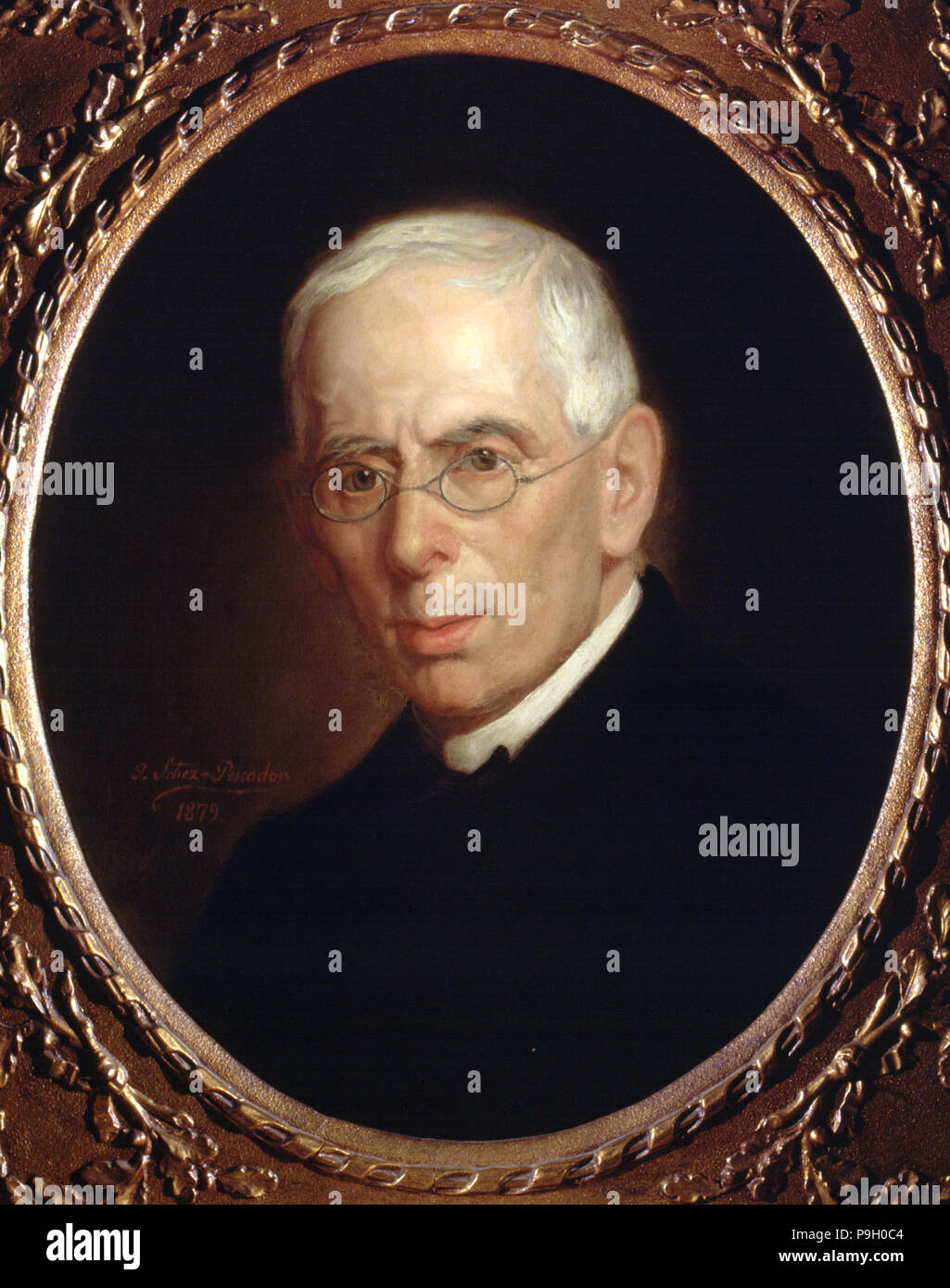 Juan Eugenio Hartzenbusch (1806-1880), spanischer Schriftsteller. Stockfoto