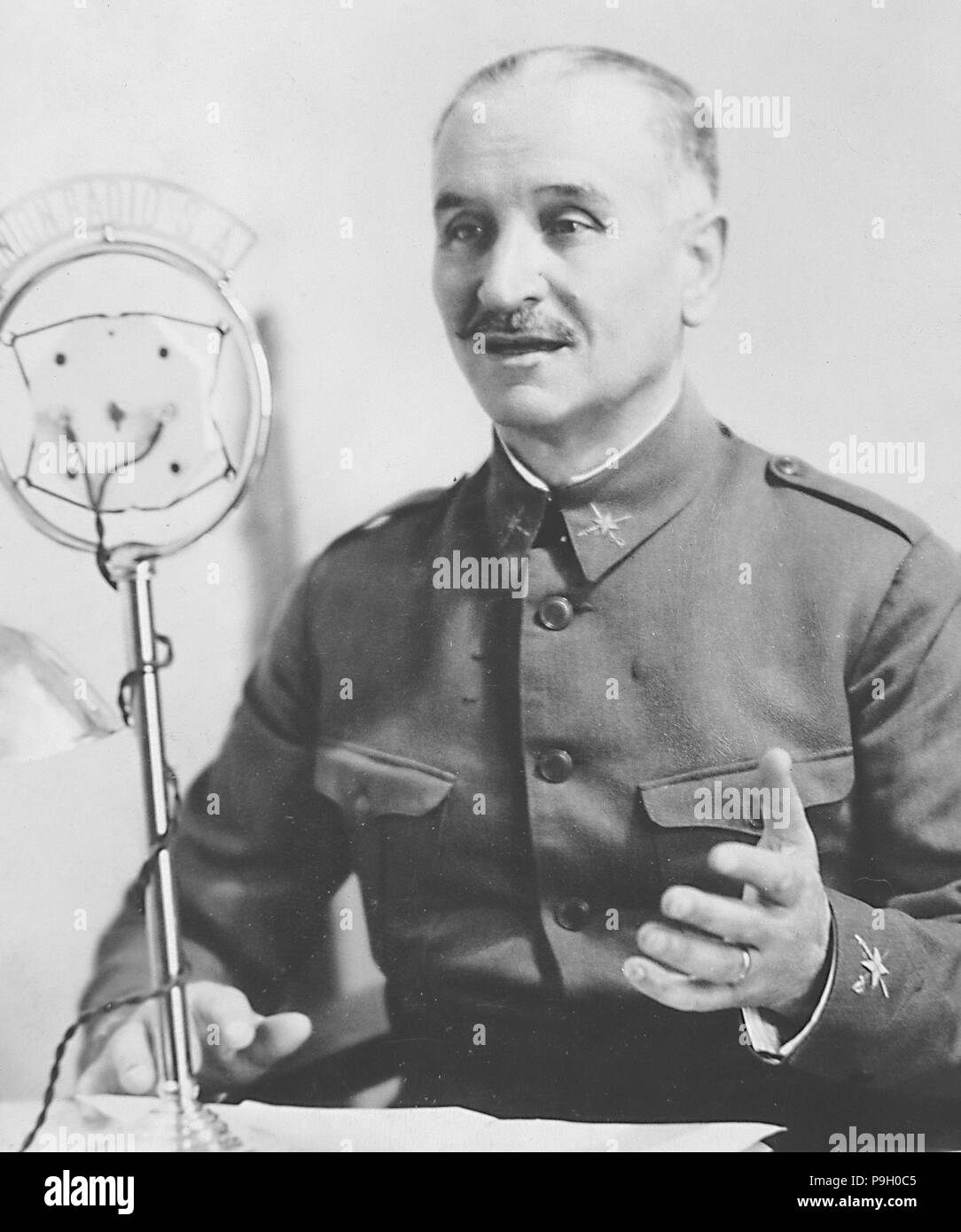 Gonzalo Queipo de Llano (1875-1951), spanischer, Militär, Reproduktion Foto von Angel Jalon. Stockfoto