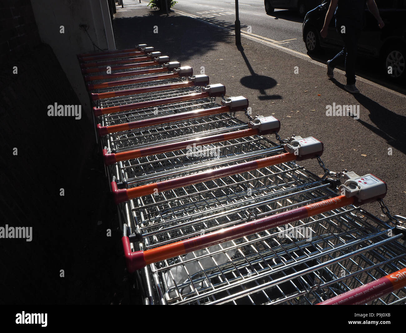 Einkaufswagen Stockfoto