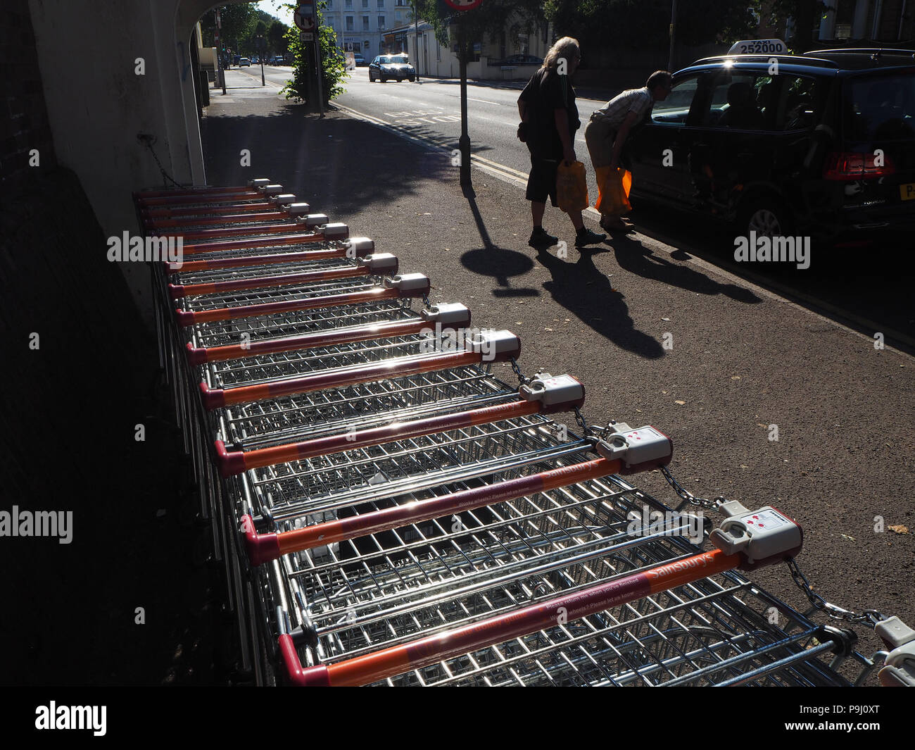 Einkaufswagen Stockfoto