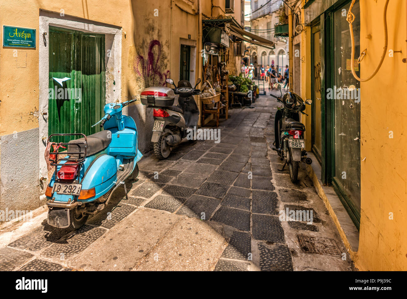 Korfu oder Kerkyra Stockfoto