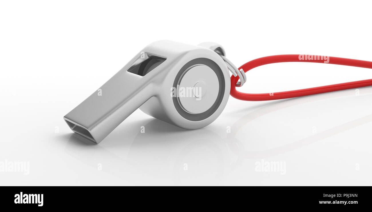 Sportyfits® Trillerpfeife 2er Set Trillerpfeife aus Edelstahl mit Band - Schiedsrichterpfeife