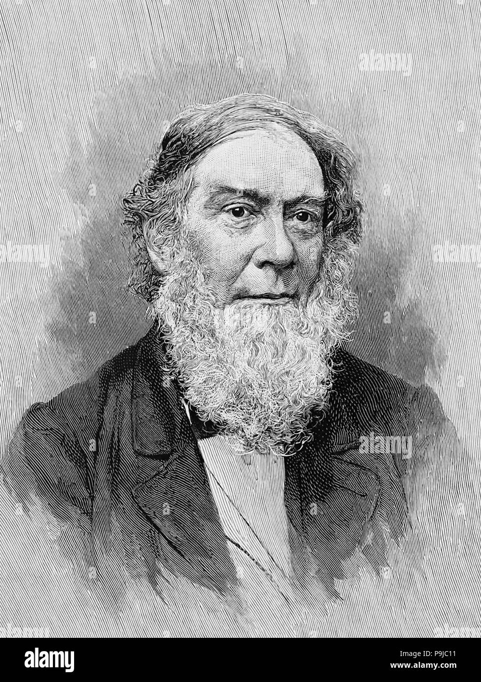 ALEXANDER DALLAS BACHE (1806-1867), amerikanischer Physiker und Surveyor Stockfoto