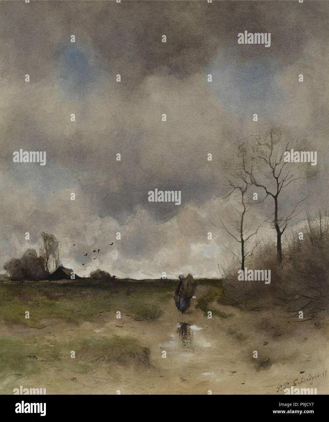 Schiedges II Petrus Paulus - Avondstemming Stockfoto