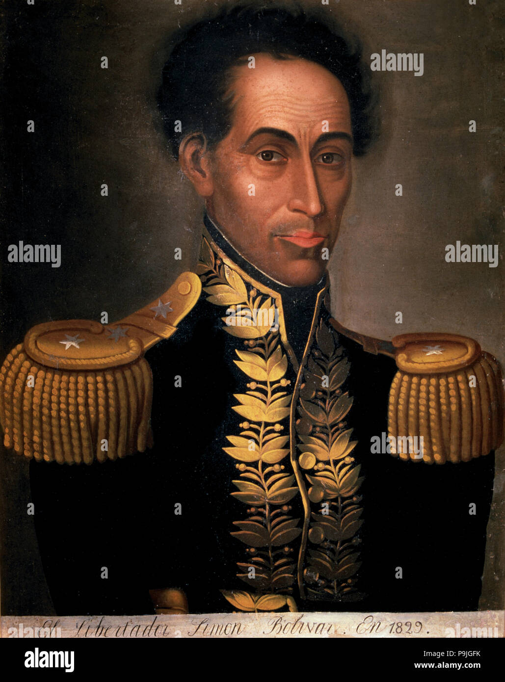 Simon Bolivar Befreier 1783 1830 Soldat Und Held Der Amerikanischen Unabhangigkeit Portrai Stockfotografie Alamy