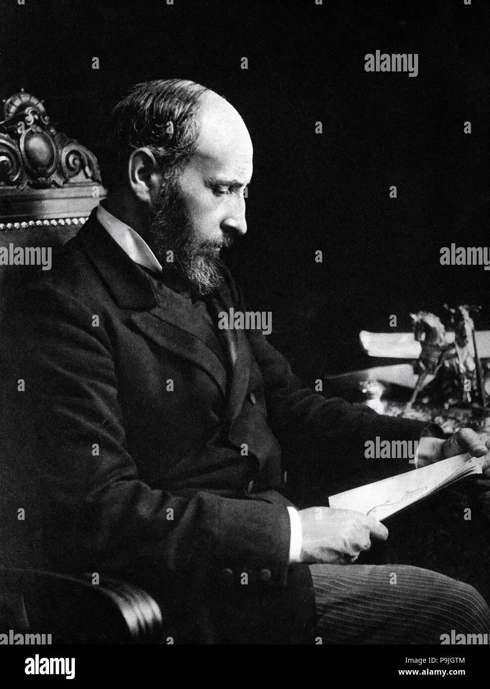 Santiago Ramón y Cajal (petilla von Aragon, Navarra, 1852 - Madrid, 1934), Professor für Medizin und ... Stockfoto