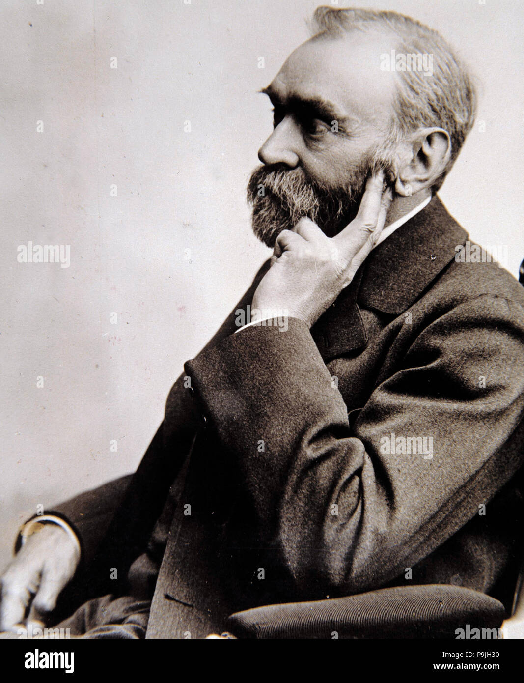 Alfred Nobel (1833), schwedischer Chemiker. Stockfoto