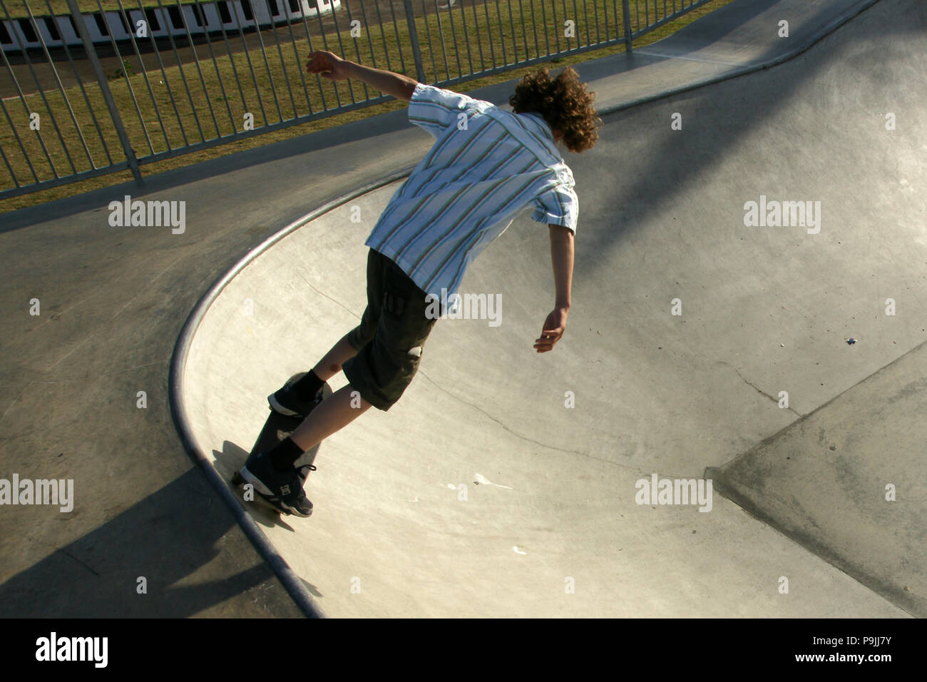 Skatepark bowl Stockfoto