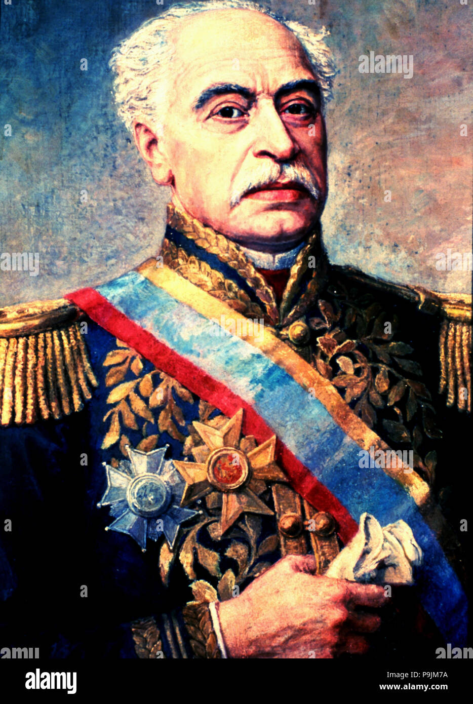 José Antonio Páez (1790-1873), des venezolanischen Militärs und Politiker. Stockfoto