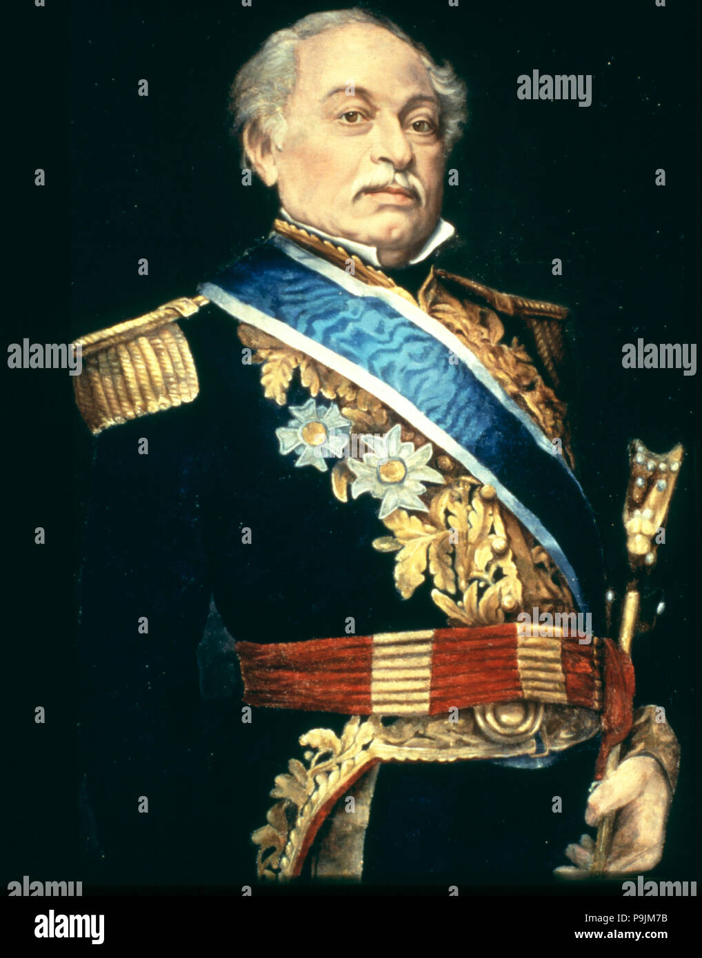José Antonio Páez (1790-1873), des venezolanischen Militärs und Politiker. Stockfoto