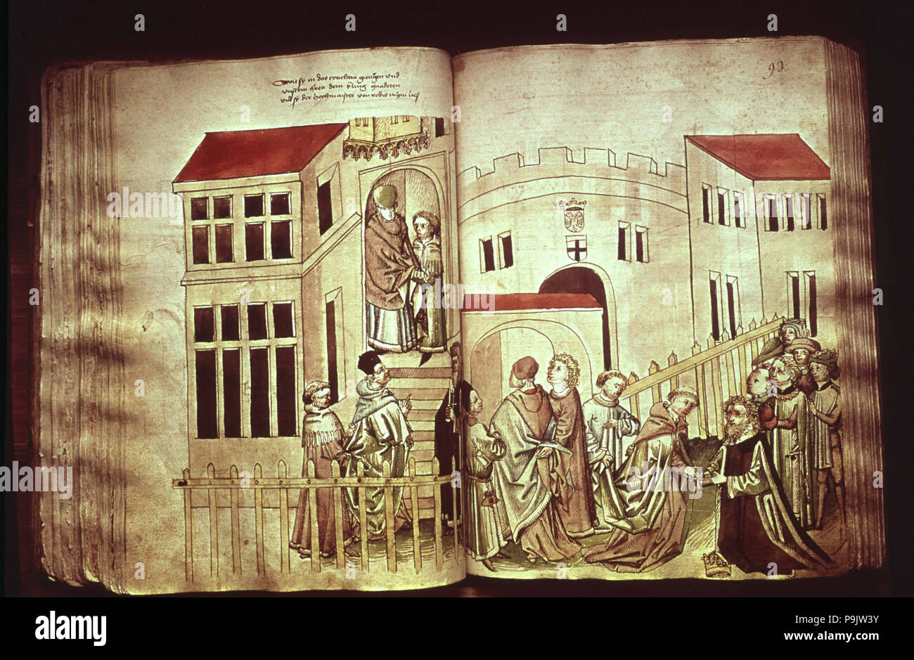 Darstellung der "Bibel" des Konzils von Trient (1545 - 1563). Stockfoto