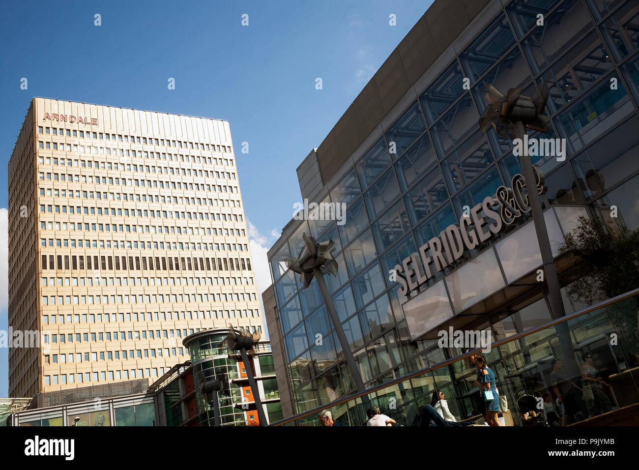 Exchange Square, Manchester Stockfoto