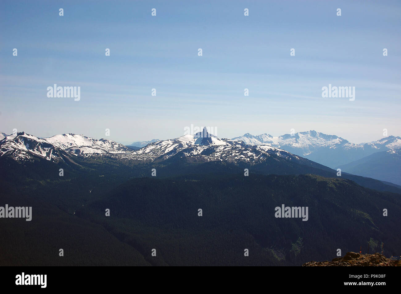 Schöne Landschaften von Whistler im Sommer Stockfoto