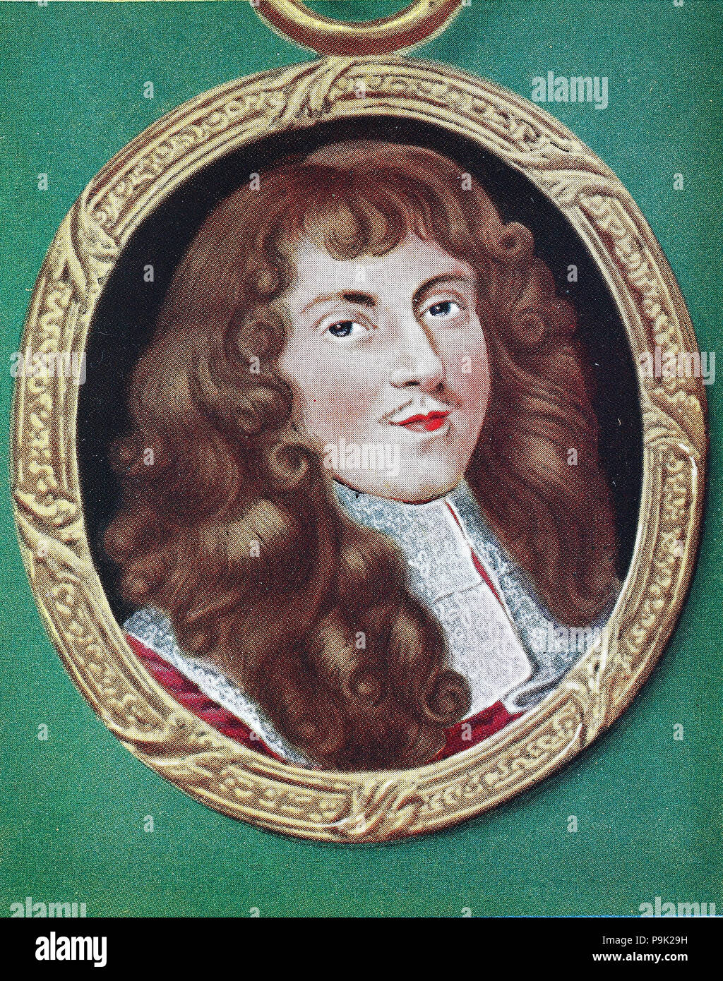 Louis Joseph de Bourbon, Herzog von VendÃ'me, Louis Joseph, den 1. Juli 1654 â € "11. Juni 1712, war ein Marschall von Frankreich und einer der erfolgreichsten französischen Kommandeure während des Krieges von der Grand Alliance und des Spanischen Erbfolgekrieges. Digital verbesserte Reproduktion einer Vorlage drucken aus dem Jahr 1900 Stockfoto