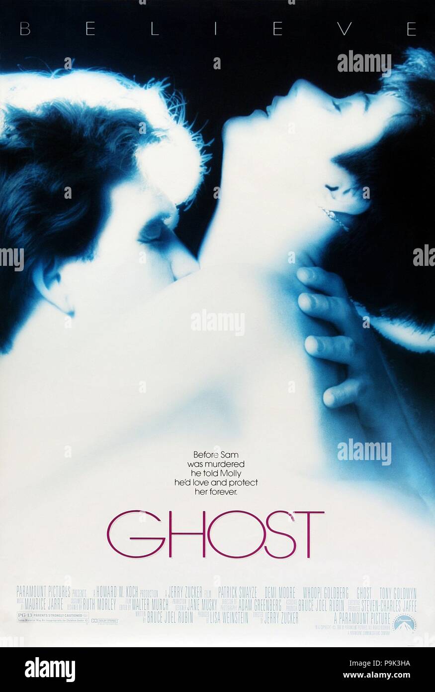 Original Film Titel: GHOST. Englischer Titel: GHOST. Regisseur: Jerry Zucker. Jahr: 1990. Quelle: Paramount Pictures/Album Stockfoto