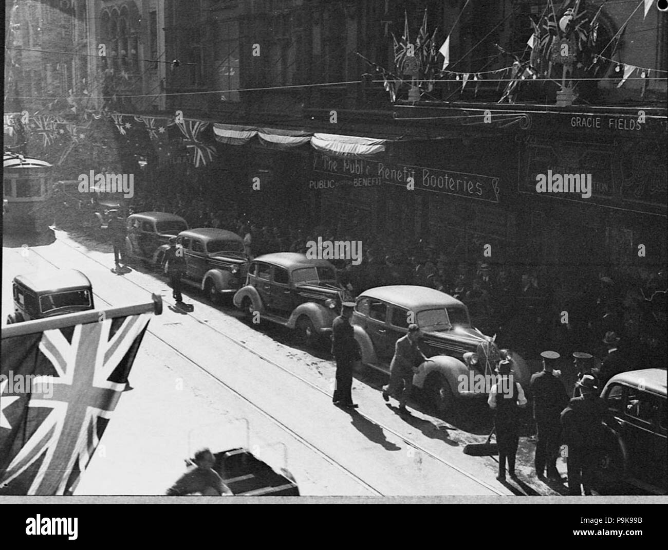 242 19145 SLNSW Waisenhaus Outing zu Gracie Fields Bild für britische Empire Filme Stockfoto 242 19145 SLNSW Waisenhaus Outing zu Gracie Fields Bild für britische Empire Filme Stockfoto