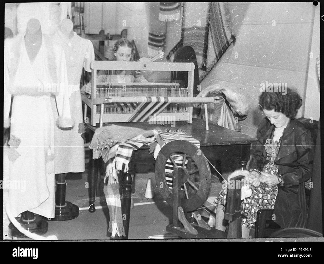 243 20301 SLNSW Wolle Ausstellung David Jones für Land Leben Stockfoto