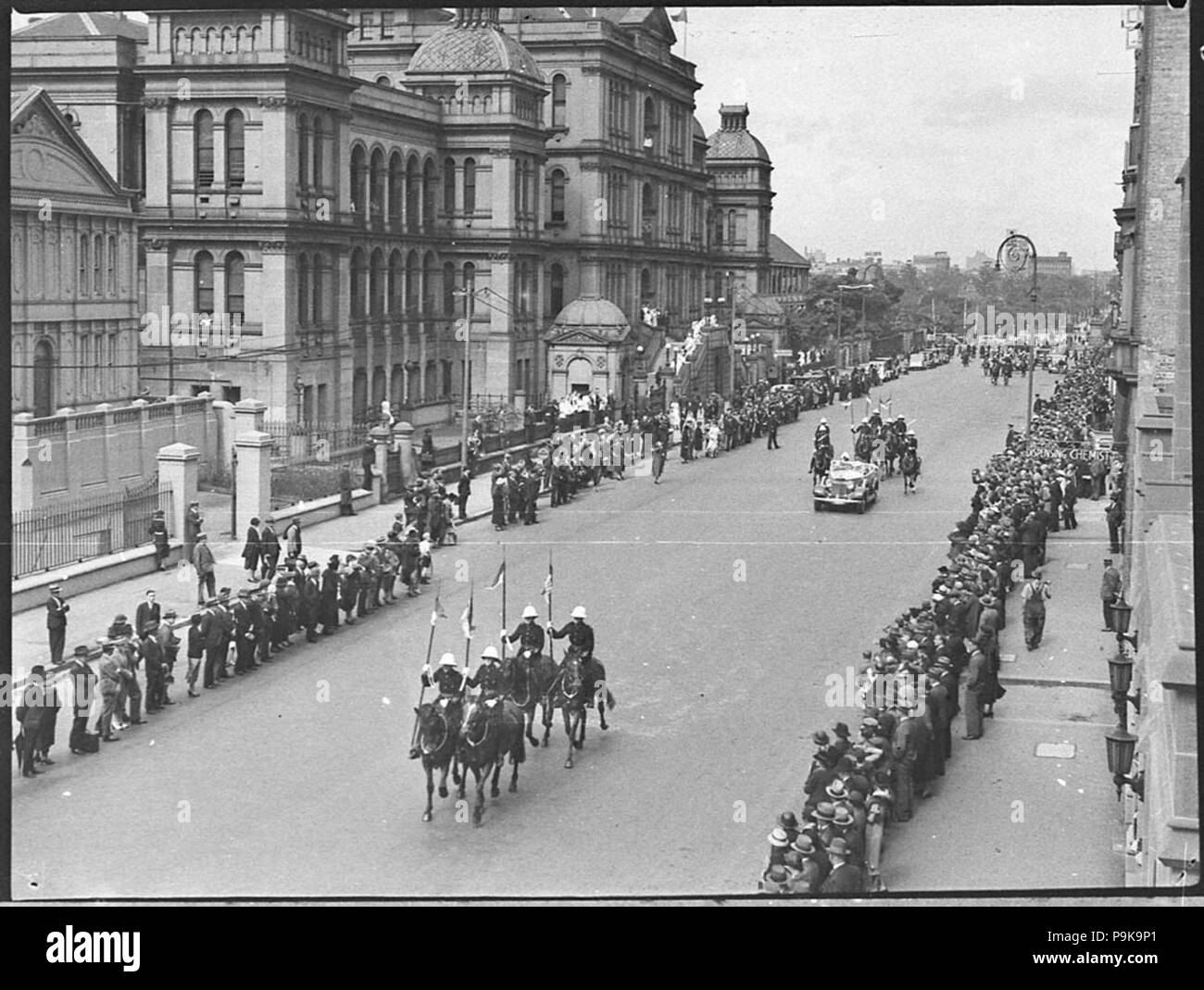 243 20344 SLNSW Ankunft der Gouverneur von Orford Stockfoto