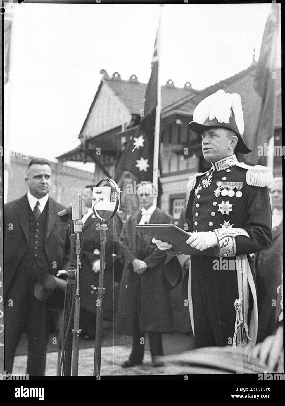 243 20363 SLNSW Ankunft der Gouverneur von Orford Stockfoto