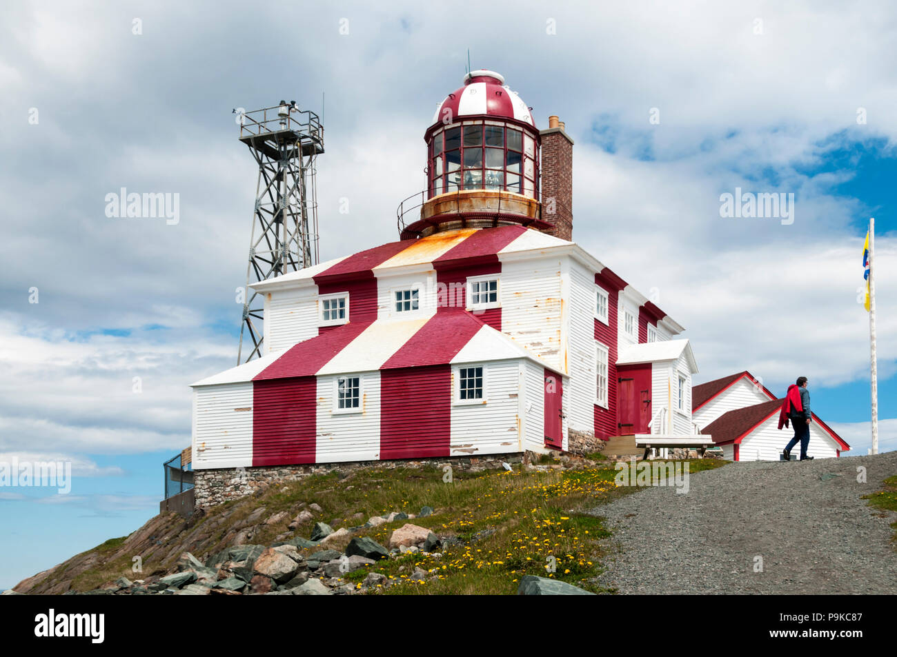 Bonavista Leuchtturm am Cape Bonavista, Neufundland. Stockfoto