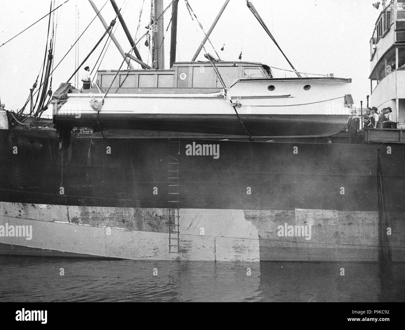 265 SLNSW 43481 Übersee Frachter SS Carlisle Stockfoto