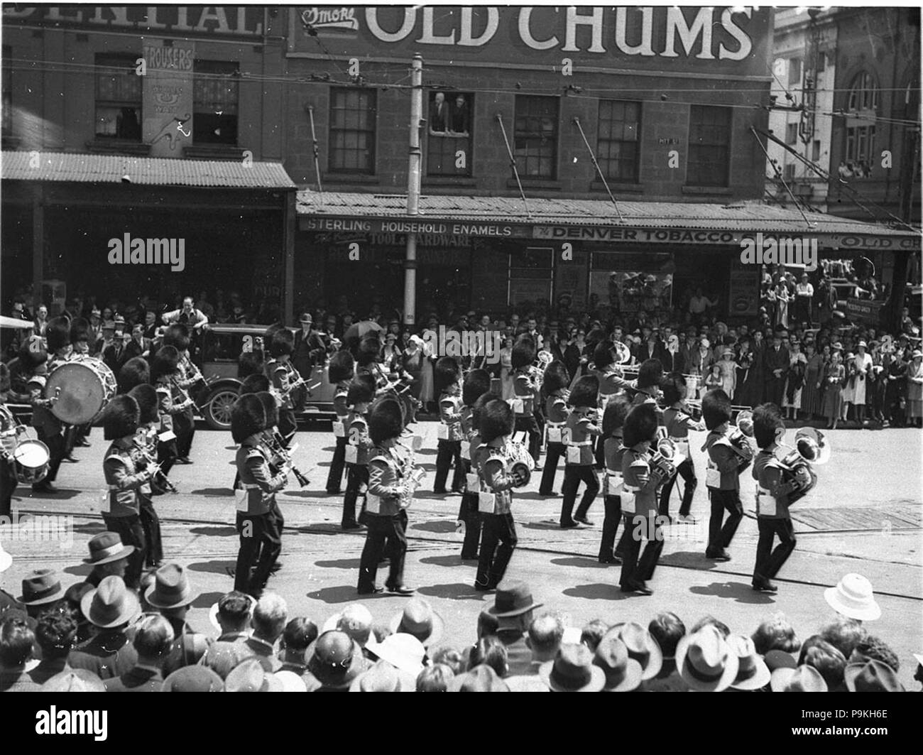 265 SLNSW 43120 Grenadier Guards band in Sydney Stockfoto