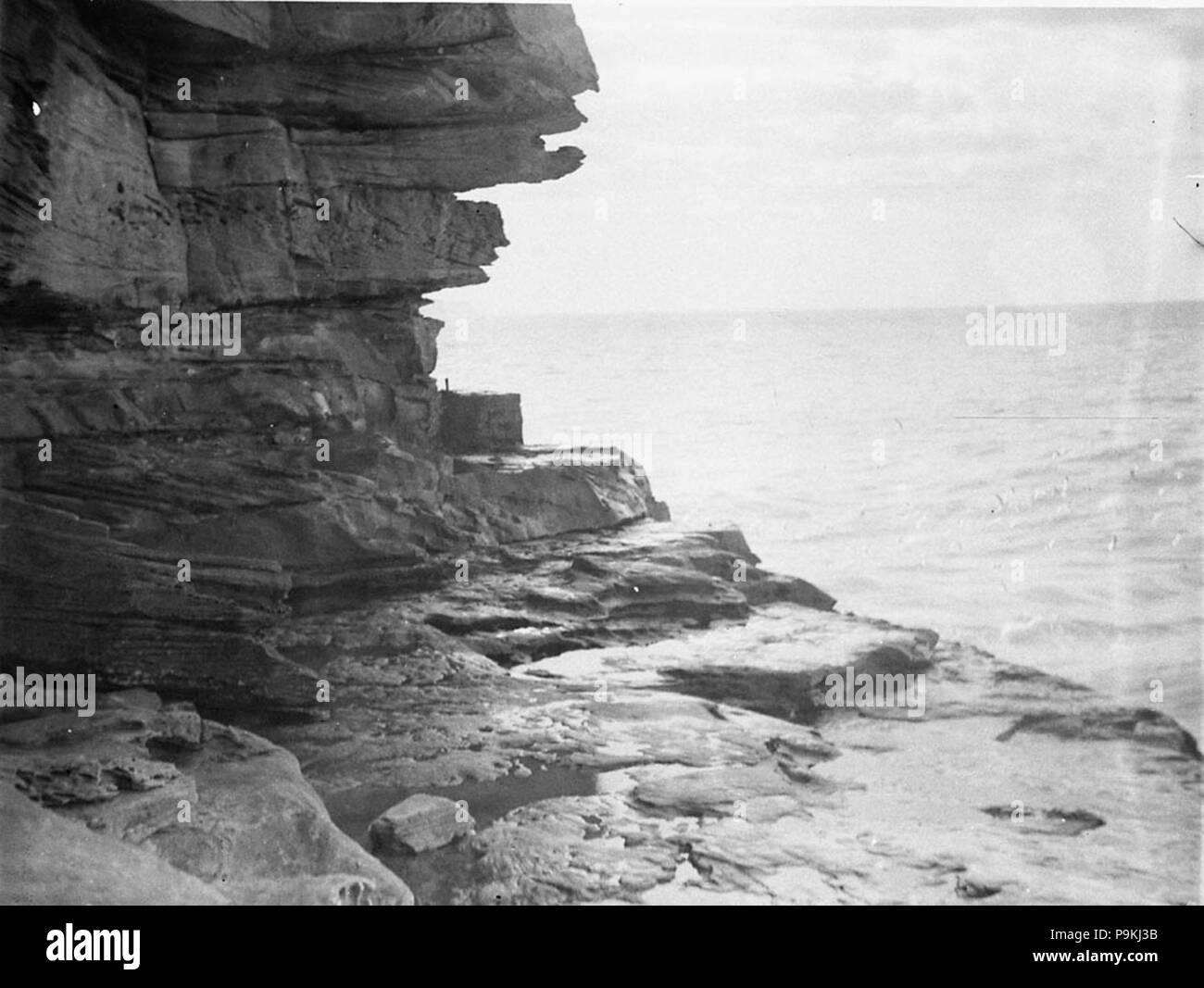 274 SLNSW 6723 Schauplatz der Tragödie am Ben Buckler Bondi Stockfoto