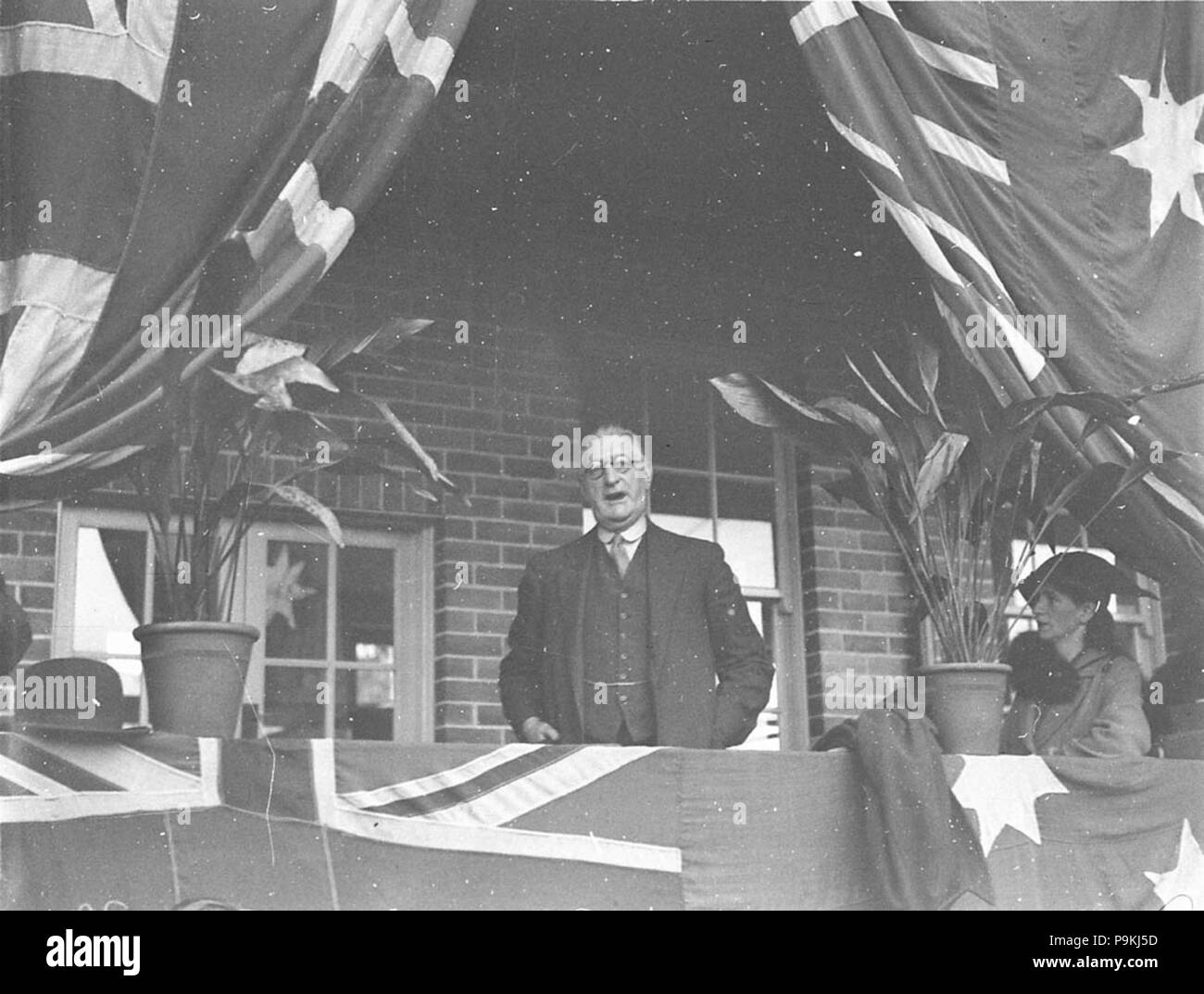 274 SLNSW 6856 Eröffnungsrede von Minister für Gesundheit Herr Weber Stockfoto