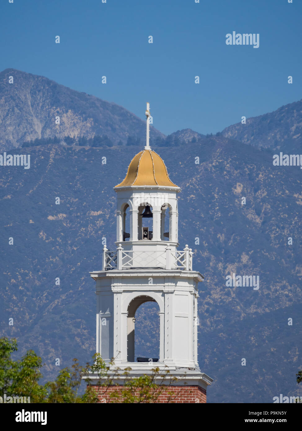 Die Kuppel der First Baptist Church von Temple City, Los Angeles County, Kalifornien Stockfoto