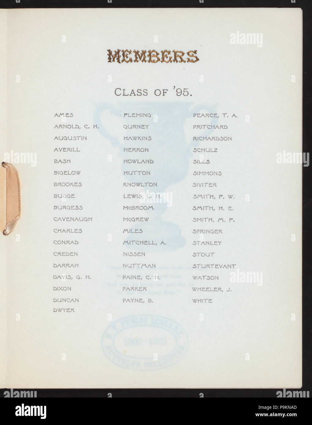 723 GRADUIERUNG BANKETT (Besitz) U.S.M.A. (UNITED STATES MILITARY ACADEMY) (at) "MURRAY HILL HOTEL (NEW YORK, NY)" (Hotel) (NYPL Hades -270531-4000003043) Stockfoto