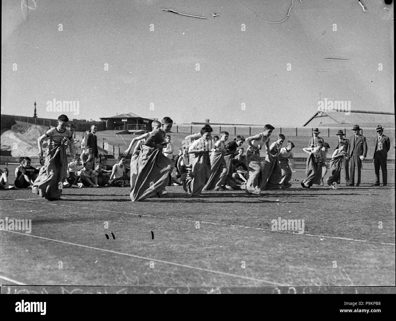 292 81819 SLNSW Sydney Hoch oder technischen High School Sport Stockfoto