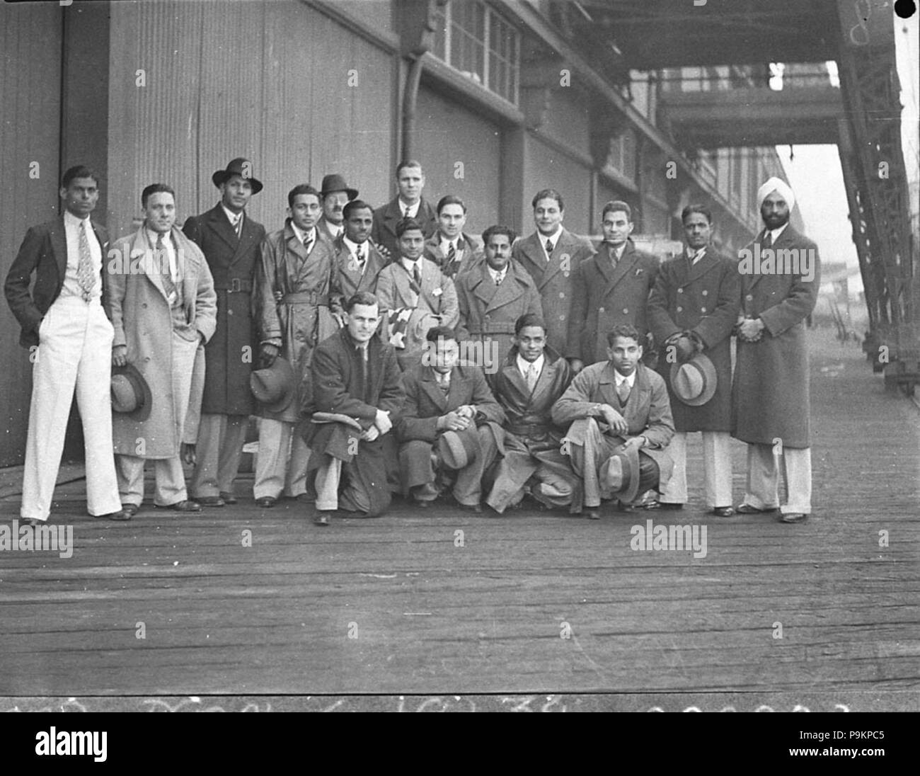292 SLNSW 81894 indischen Hockeymannschaft Stockfoto
