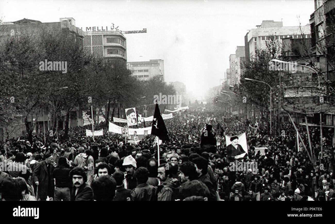 308 Teheran Ashura Demonstration, 11. Dezember 1978 (08) Stockfoto