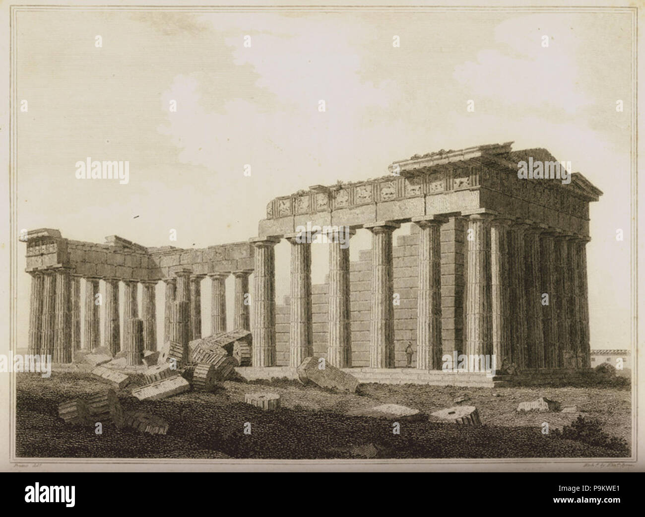 311 Das Parthenon in Athen - Clarke Edward Daniel - 1813 Stockfoto