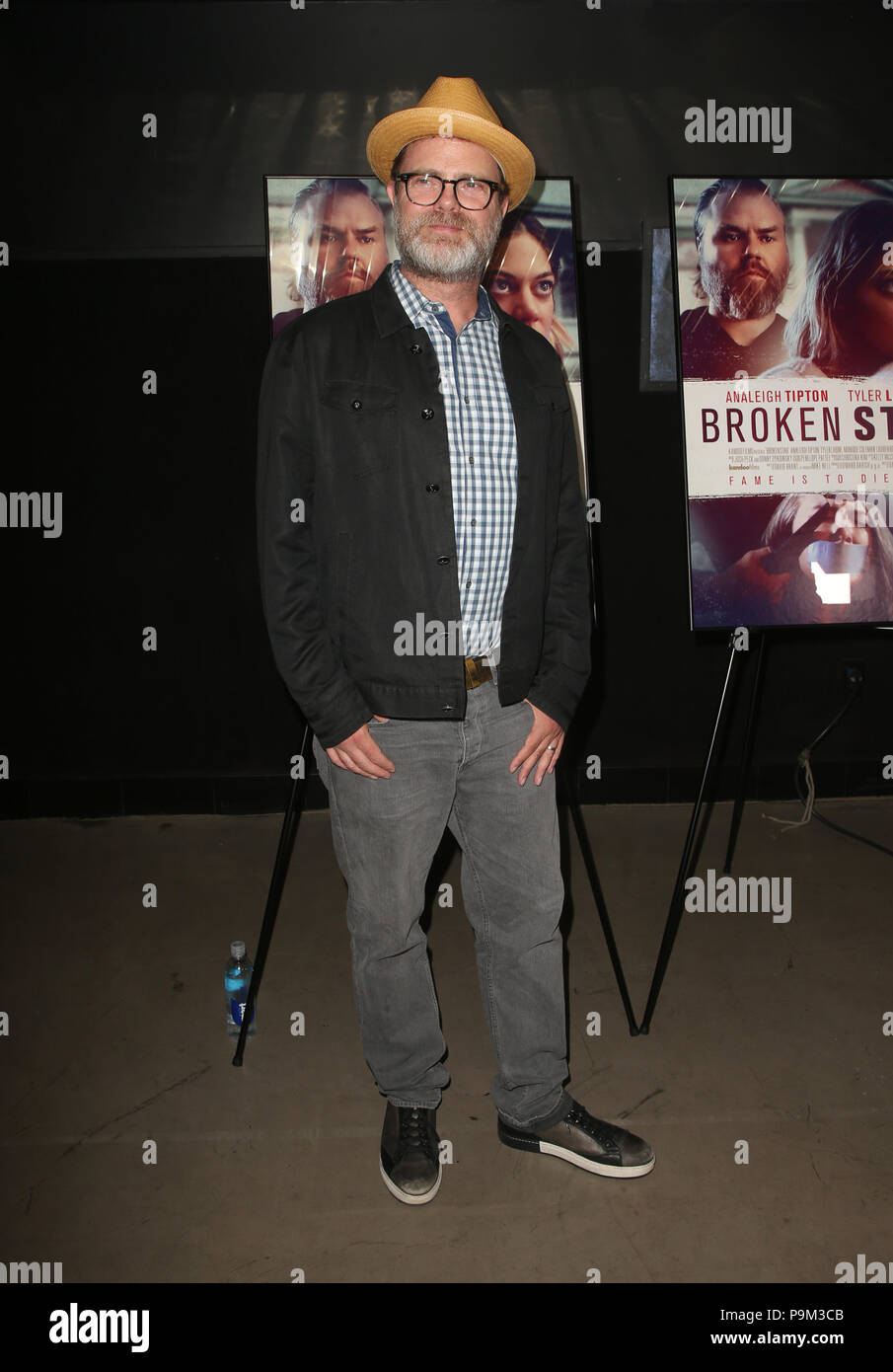 Hollywood, Ca. 18 Juli, 2018. Rainn Wilson, an der Los Angeles Premiere von Broken Star in den TCL Chinesisch 6 Theater in Hollywood, Kalifornien am 18. Juli 2018. Credit: Faye Sadou/Medien Punch/Alamy leben Nachrichten Stockfoto