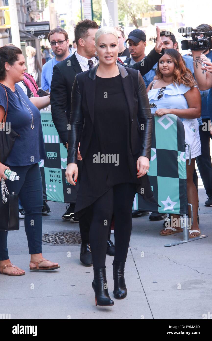 New York, NY, USA. 19. Juli 2018. Maryse Ouellet am Bau reihe am 19. Juli 2018 in New York City. Credit: Diego Corredor/Medien Punch/Alamy leben Nachrichten Stockfoto