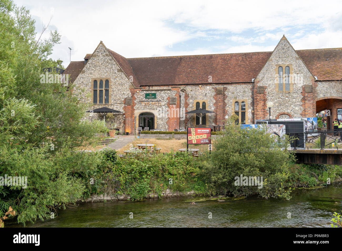 Die Mühle Public House Salisbury GROSSBRITANNIEN Stockfoto