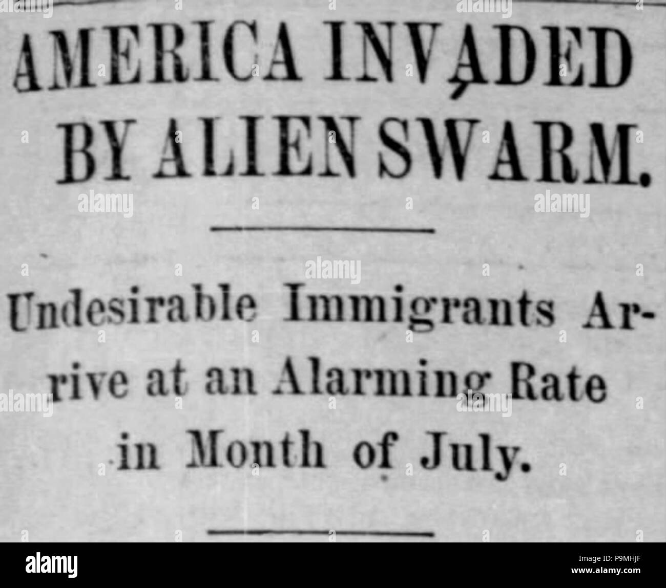 115 Alien Invasion Stockfoto