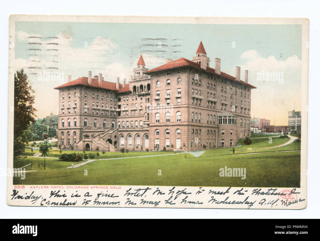 141 Geweih Hotel, Colorado Springs, Colo (Nypl b 12647398-68405) Stockfoto