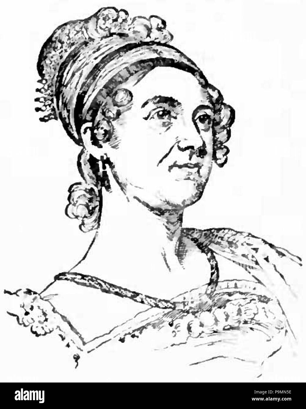 143 Appletons' Adams John Quincy - Louisa Catherine Stockfoto