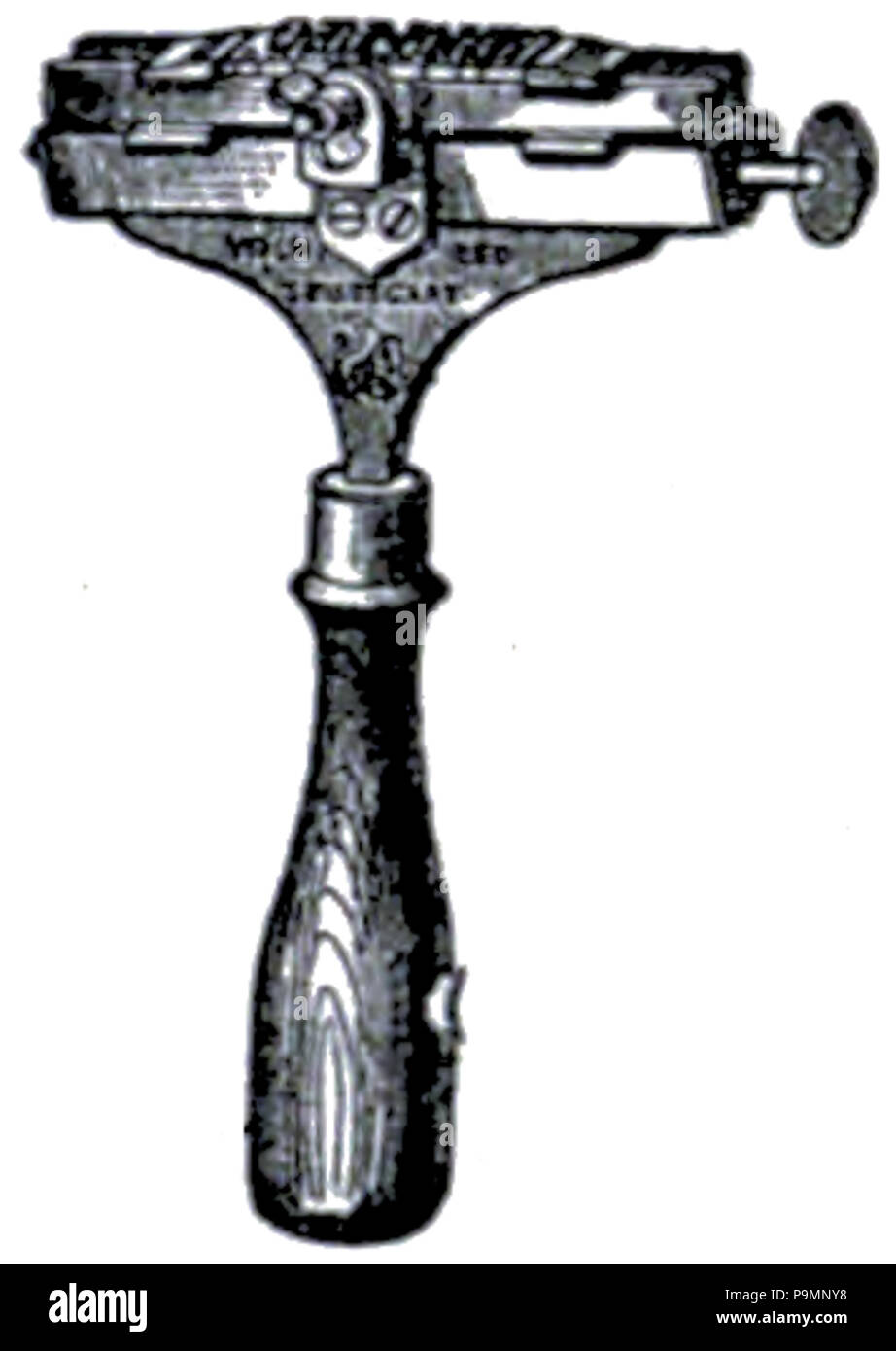 158 Kunst der Buchbinderei p156-Halter Stockfoto