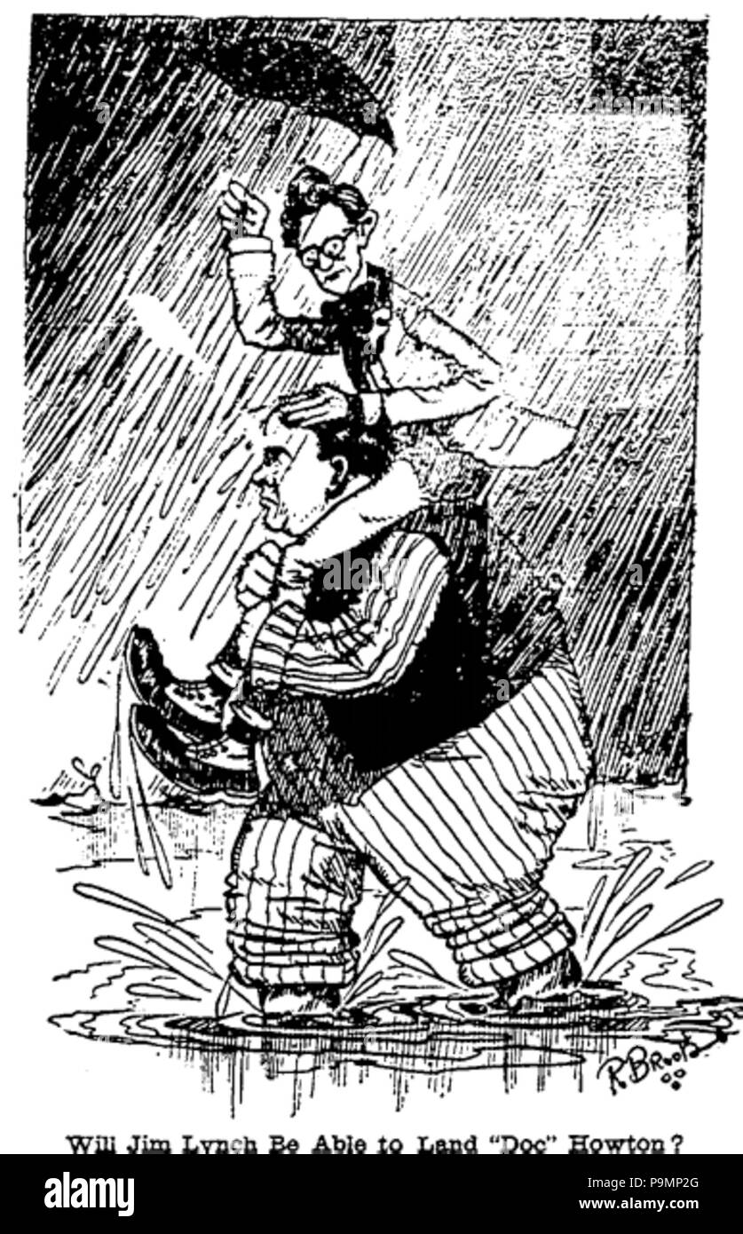 158 Arthur D. Houghton in der politischen Karikatur 1904 gezeigt Stockfoto