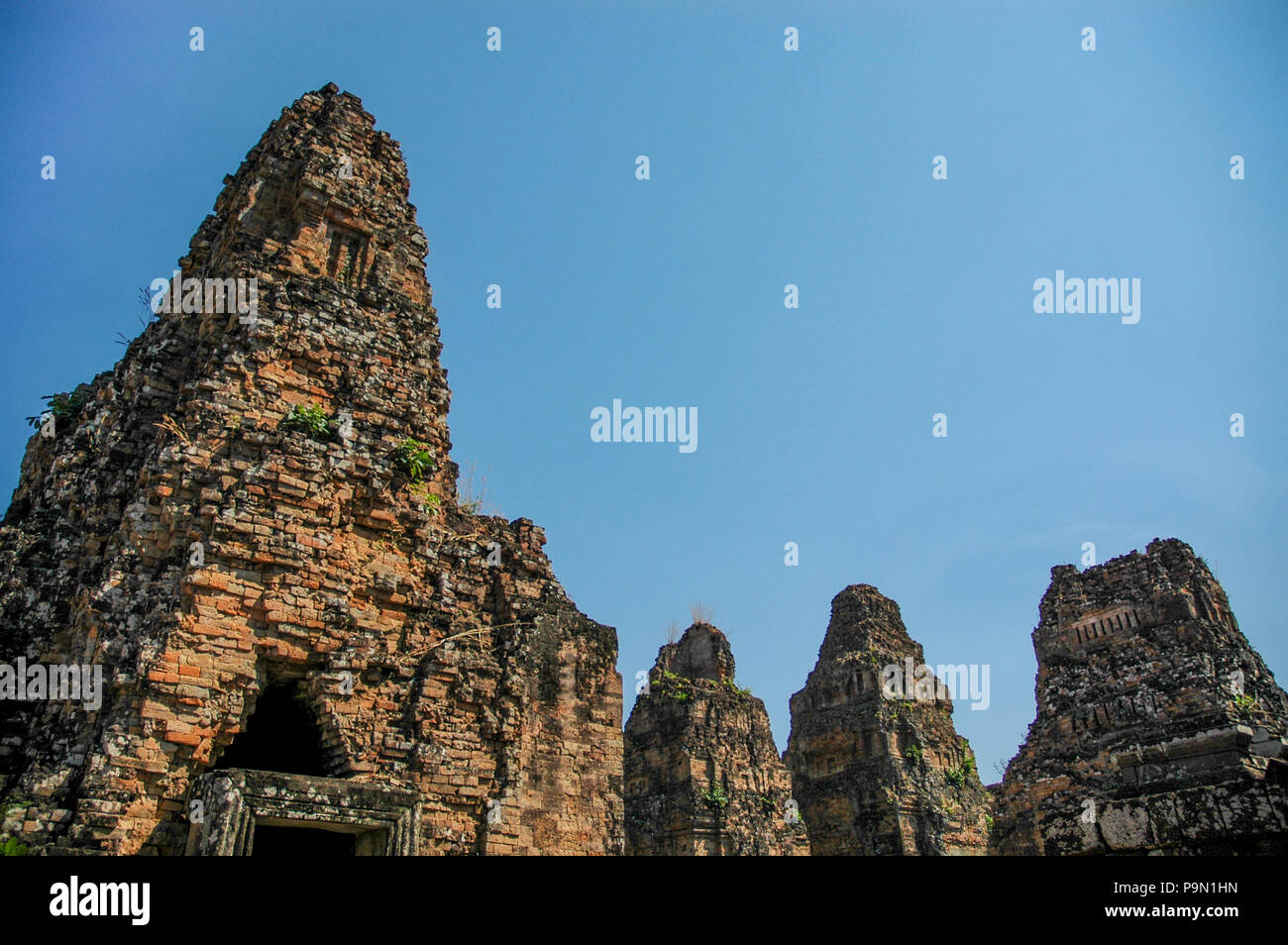 Pre Rup ist ein Tempel in Angkor, Kambodscha, gebaut als die Tempel der Khmer König Rajendravarman und in 961 oder Anfang 962 gewidmet. Es ist ein Tempel, moun Stockfoto