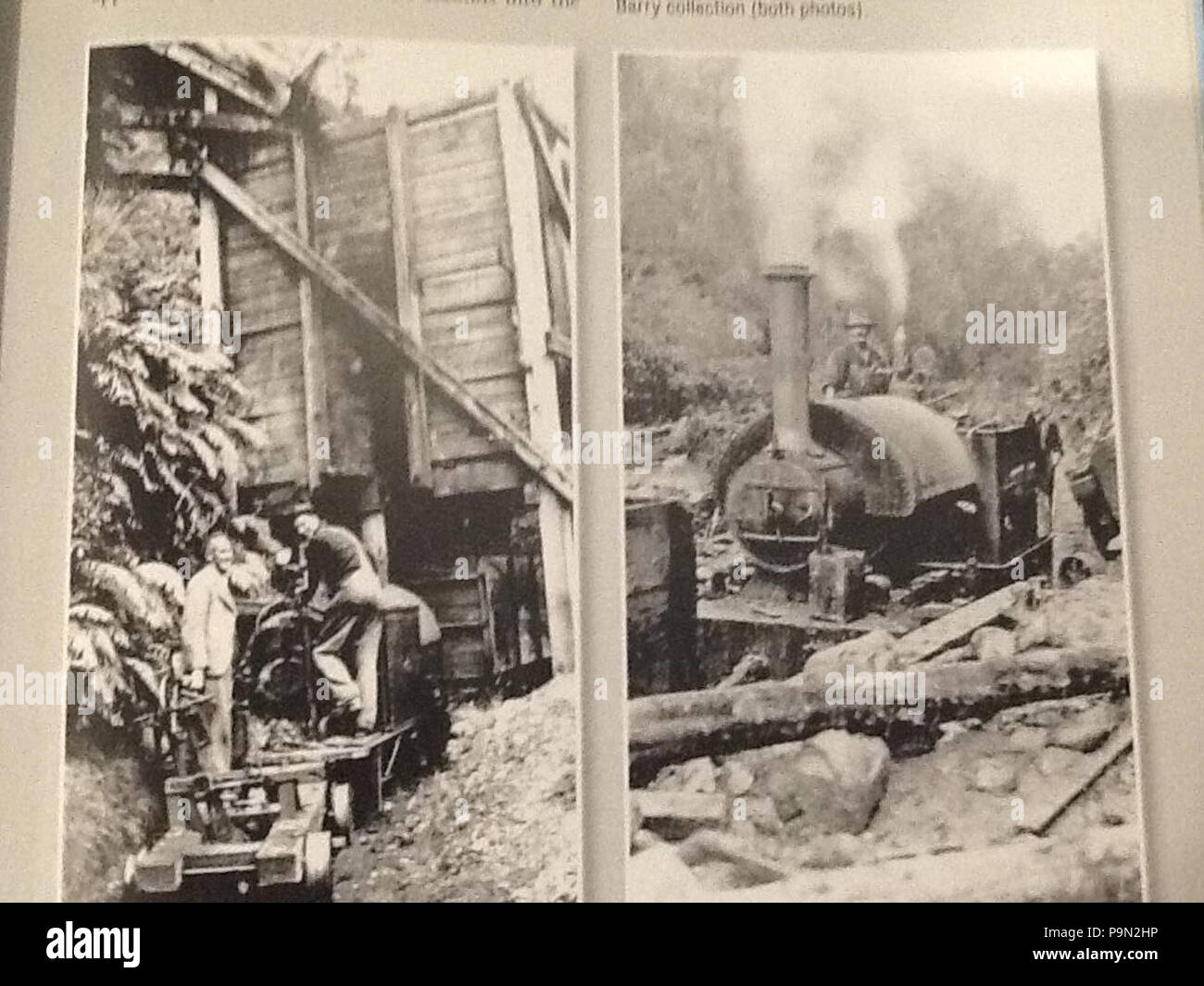 303 Dampflokomotive Briandale Mine auf dem 10-Meile. Durch Bagnall, Baujahr 1930 verschrottet 1951 Stockfoto