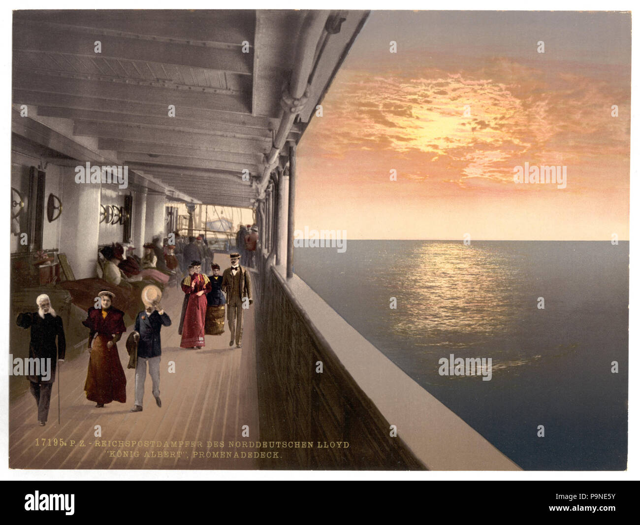 . "König Albert", Promenade Deck, Norddeutscher Lloyd, Royal Mail