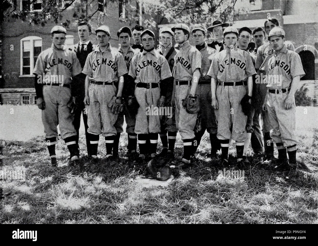 28 1908 Clemson Tiger Baseball Team (Taps 1909) Stockfoto