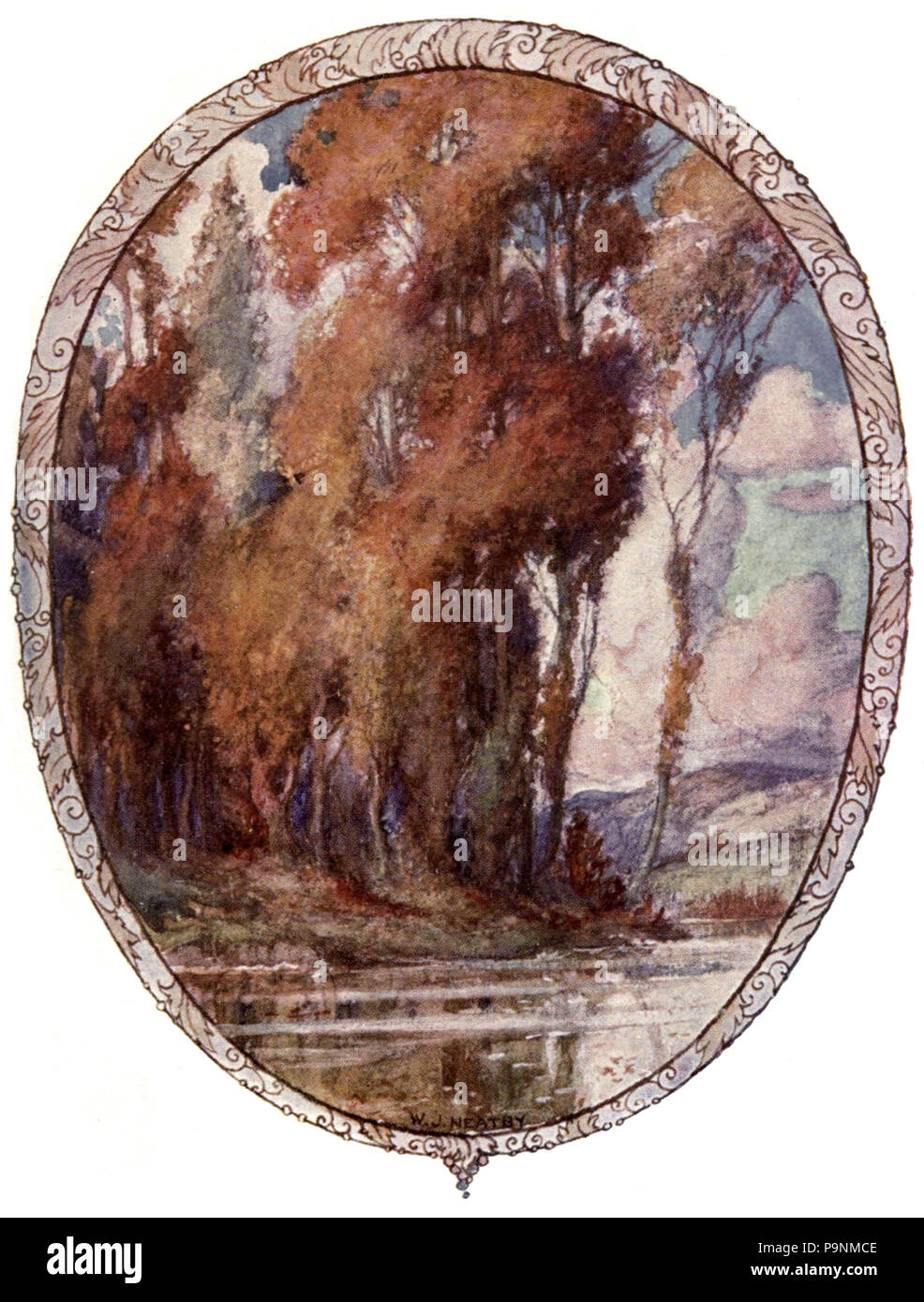 79 ein Tag mit Keats, Neatby Platte - Herbst Stockfoto